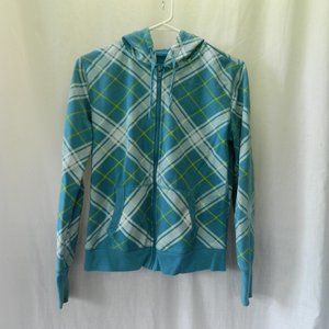 Arizona Jean Co. Favorite Hoodie Size M Zip Front Blue